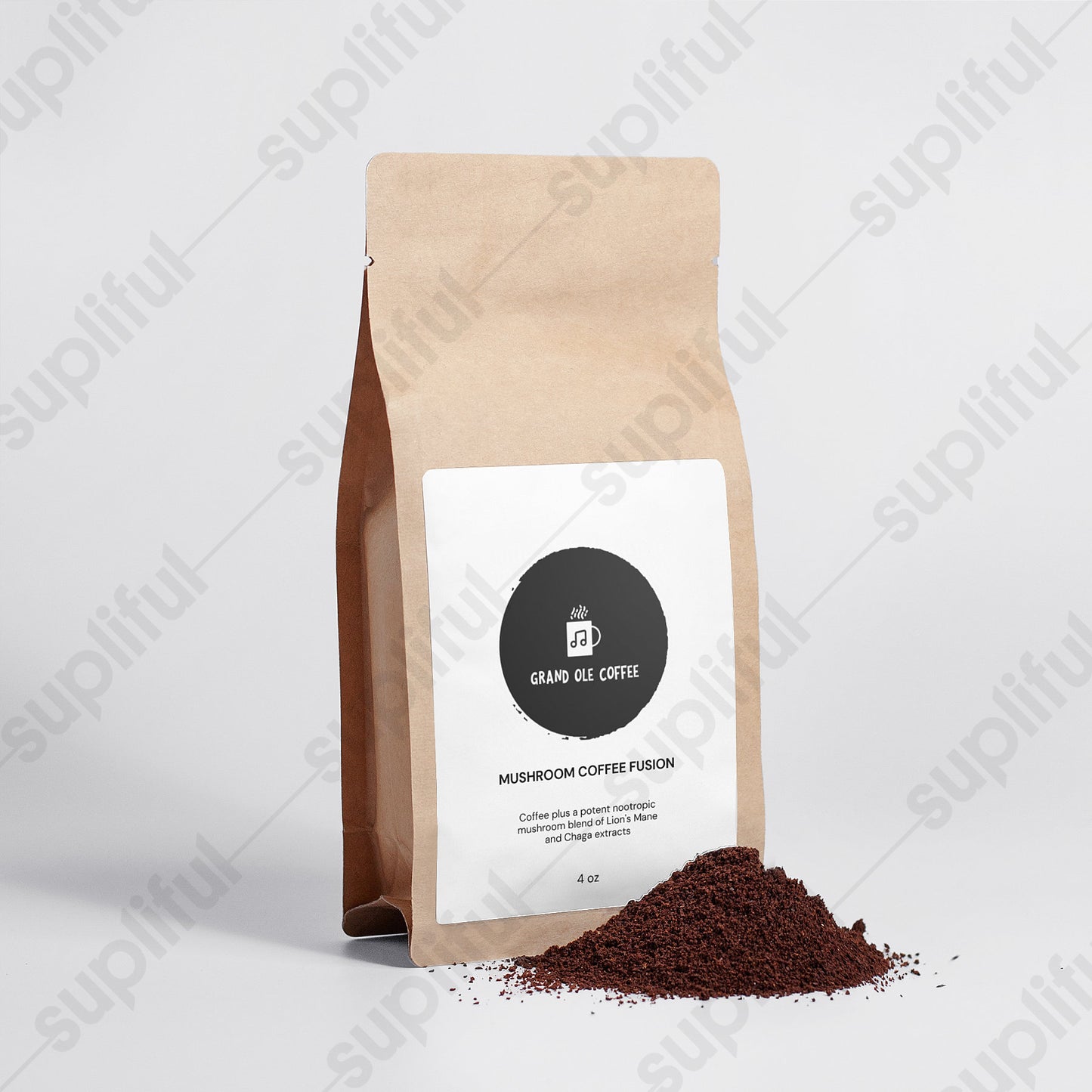 Mushroom Coffee Fusion - Lion’s Mane & Chaga 4oz